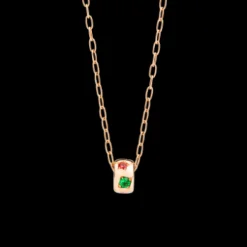 Pendentif Avec Chaîne Iconica Color