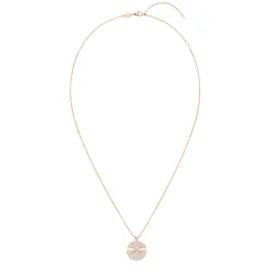 Pendentif Jeux de Liens Harmony moyen modèle Or rose, diamants 085435
