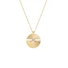 Pendentif Jeux de Liens Harmony grand modèle Or jaune, diamants 084224