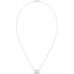 Pendentif Jeux de Liens Harmony petit modèle Or blanc, diamants 085437