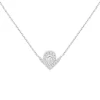Pendentif Joséphine Aigrette Or blanc, diamants 085143