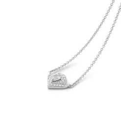 Pendentif Joséphine Aigrette Or blanc, diamants 085143