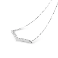 Pendentif Joséphine Aigrette Or blanc, diamants 084965