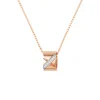 Pendentif Liens Évidence Or rose, diamants 085129
