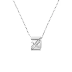 Pendentif Liens Évidence Or blanc, diamants 085186