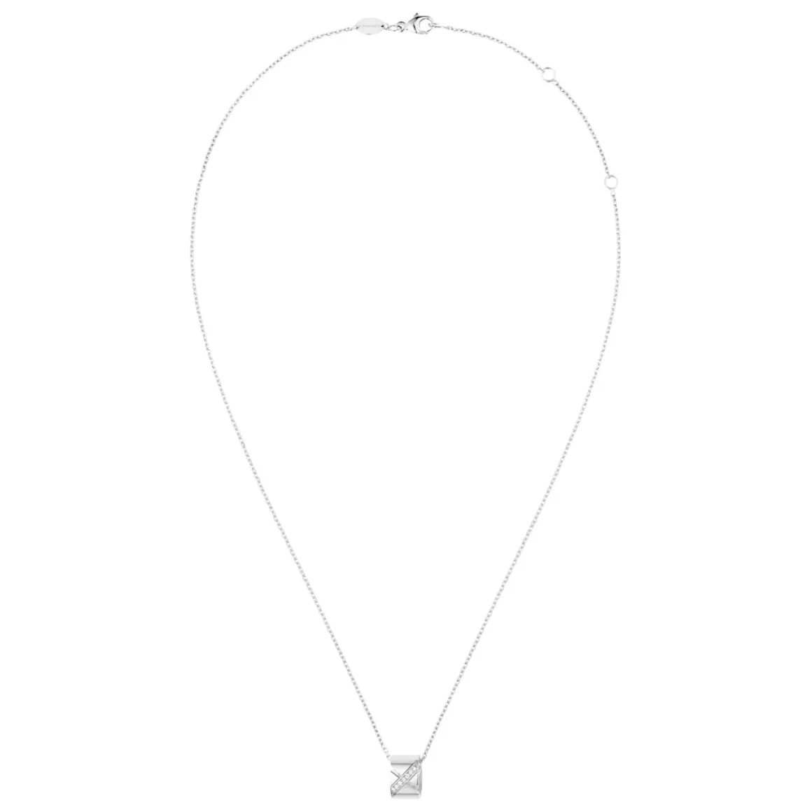 Pendentif Liens Évidence Or blanc, diamants 085186