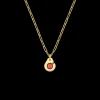 Pendentif Menottes dinh van R10 Corail or jaune et corail