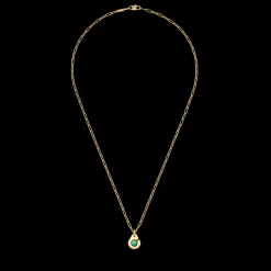 Pendentif Menottes dinh van R10 Chrysoprase or jaune et chrysoprase