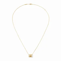 Pendentif Pulse pavé 3 rangs