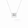 Pendentif Pulse pavé 3 rangs
