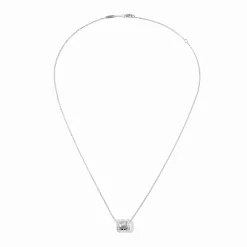 Pendentif Pulse pavé 3 rangs