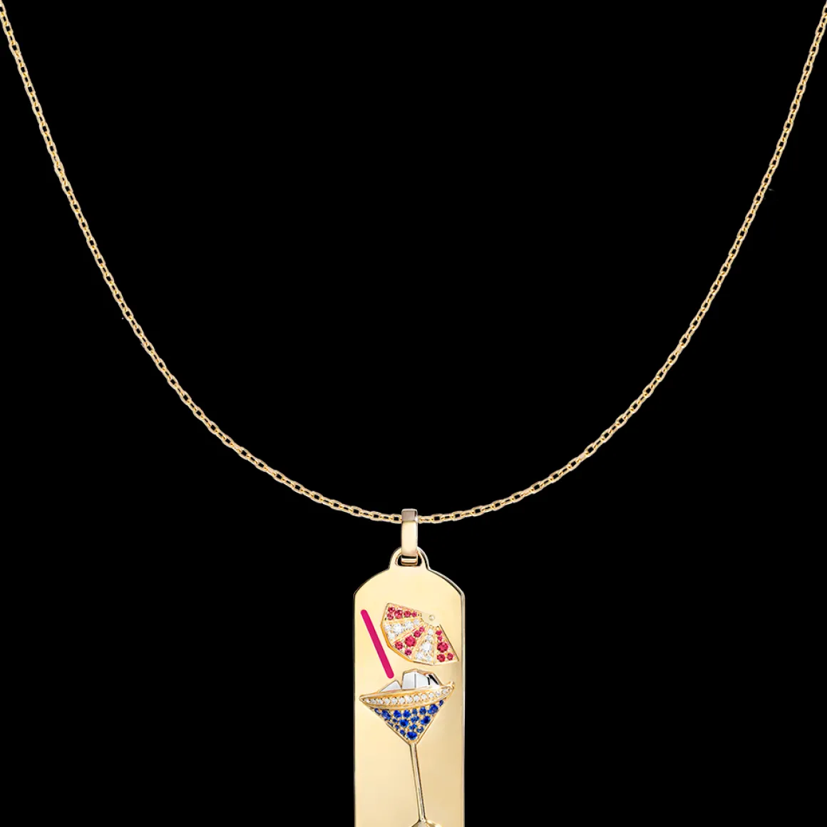 Pendentif Riviera cocktail