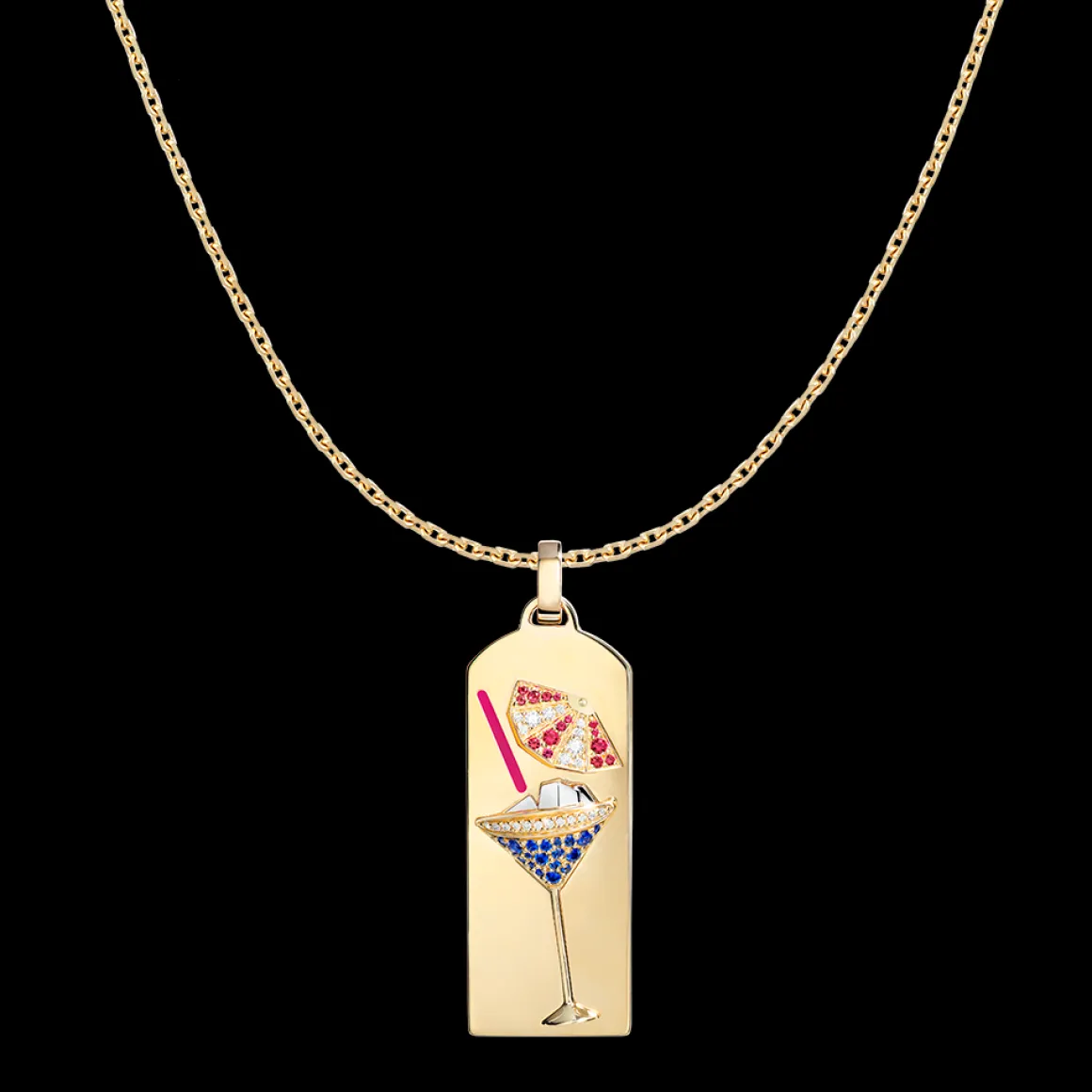 Pendentif Riviera cocktail