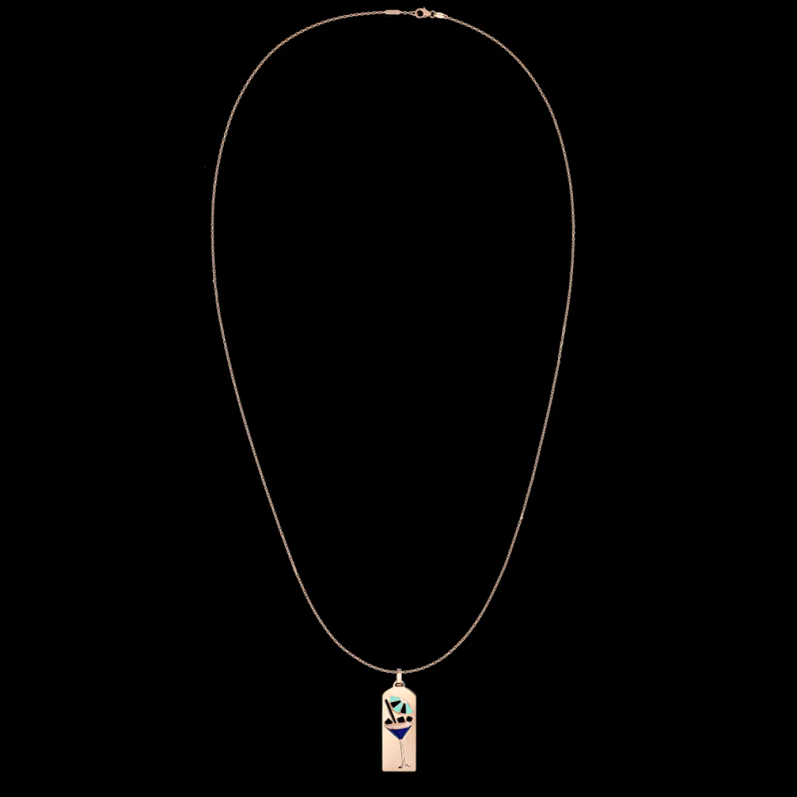 Pendentif Riviera cocktail