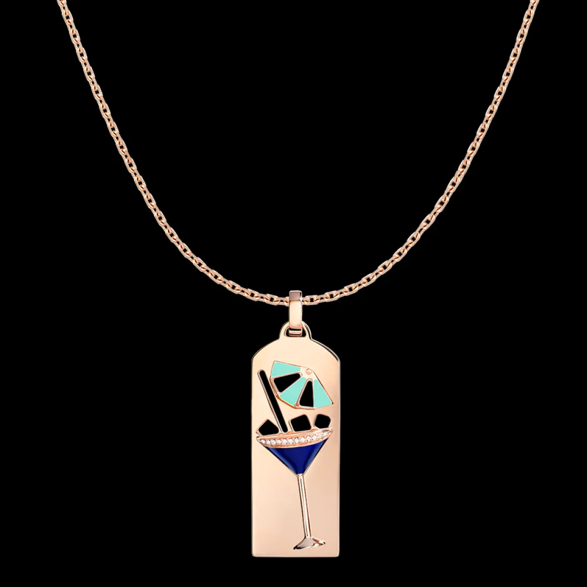 Pendentif Riviera cocktail