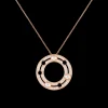 Pendentif sur chaîne Pulse dinh van or rose et diamants