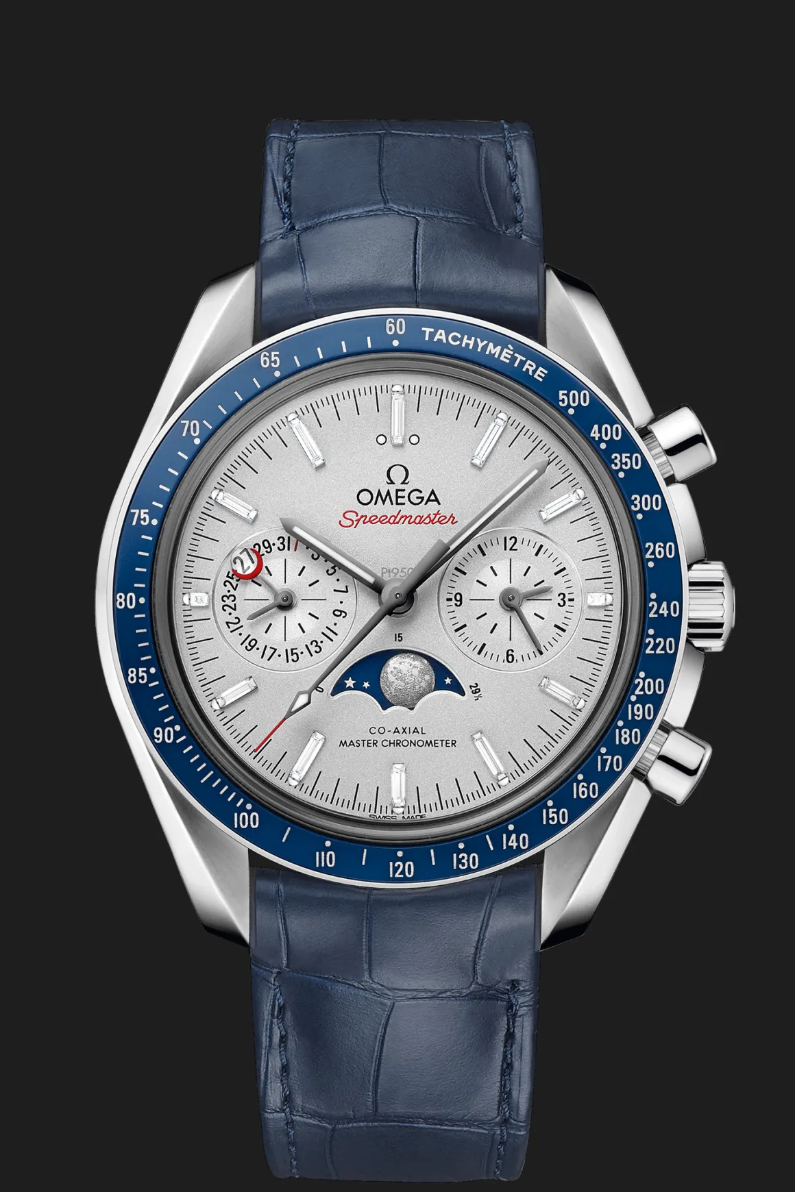 Phases de lune Co‑Axial Master Chronometer Moonphase Chronograph 44.25mm