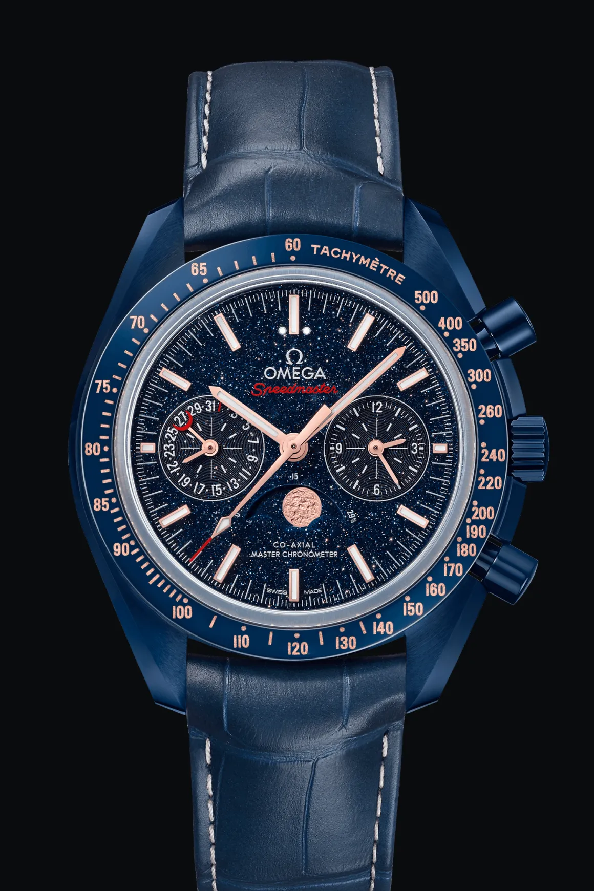 Phases de lune Co‑Axial Master Chronometer Moonphase Chronograph 44.25mm