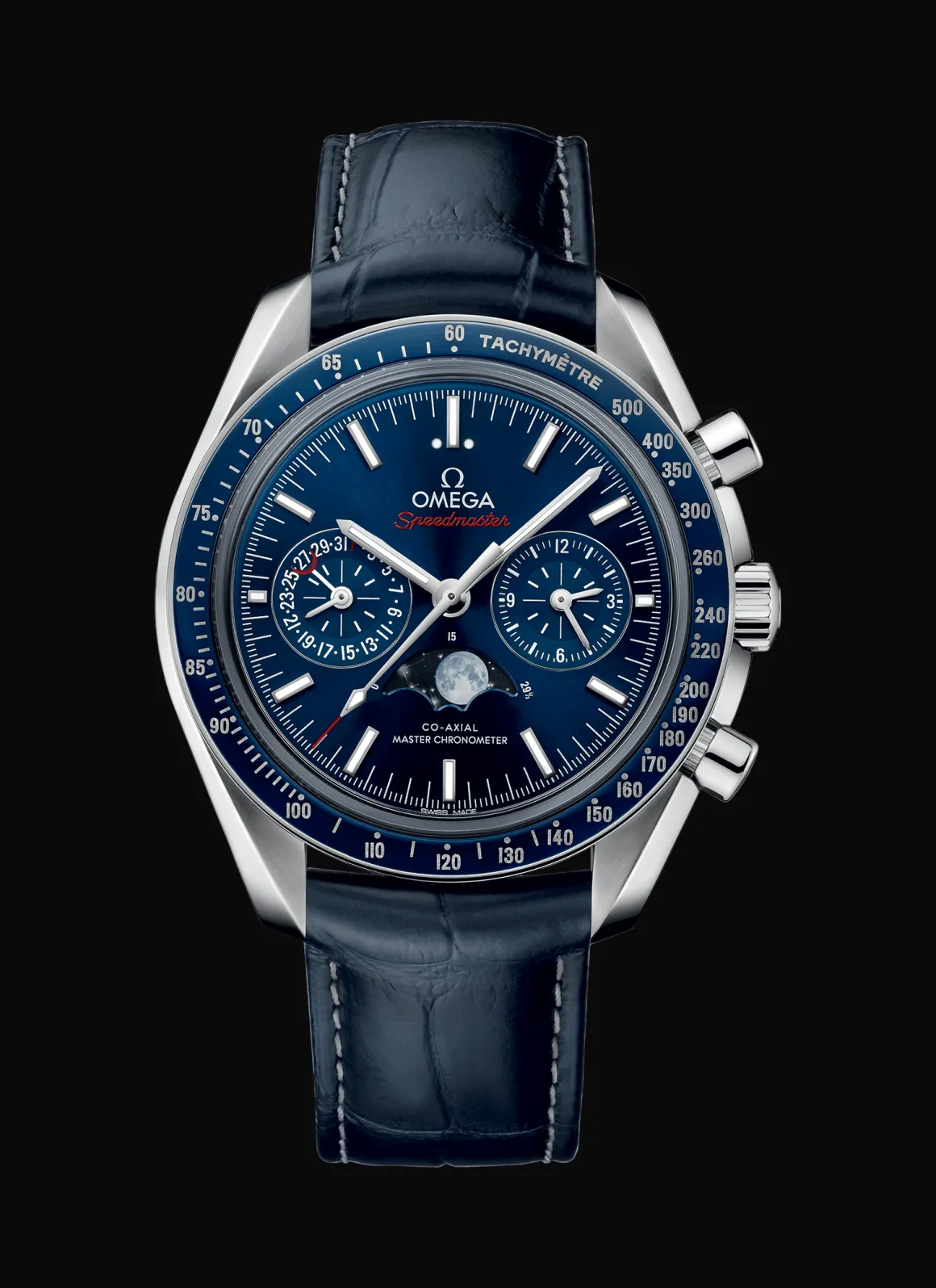 Phases de lune Co‑Axial Master Chronometer Moonphase Chronograph 44.25mm