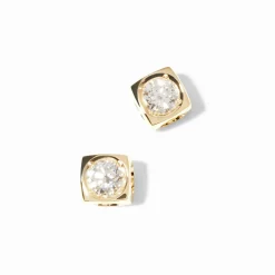Puces d'oreilles Le Cube Diamant grand modèle