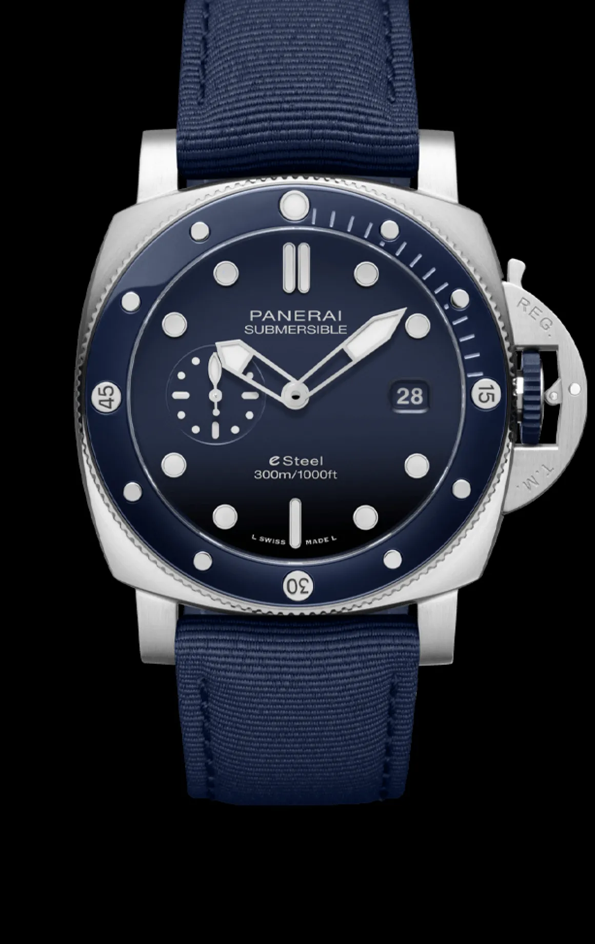 Submersible QuarantaQuattro eSteel™ Blu Profondo