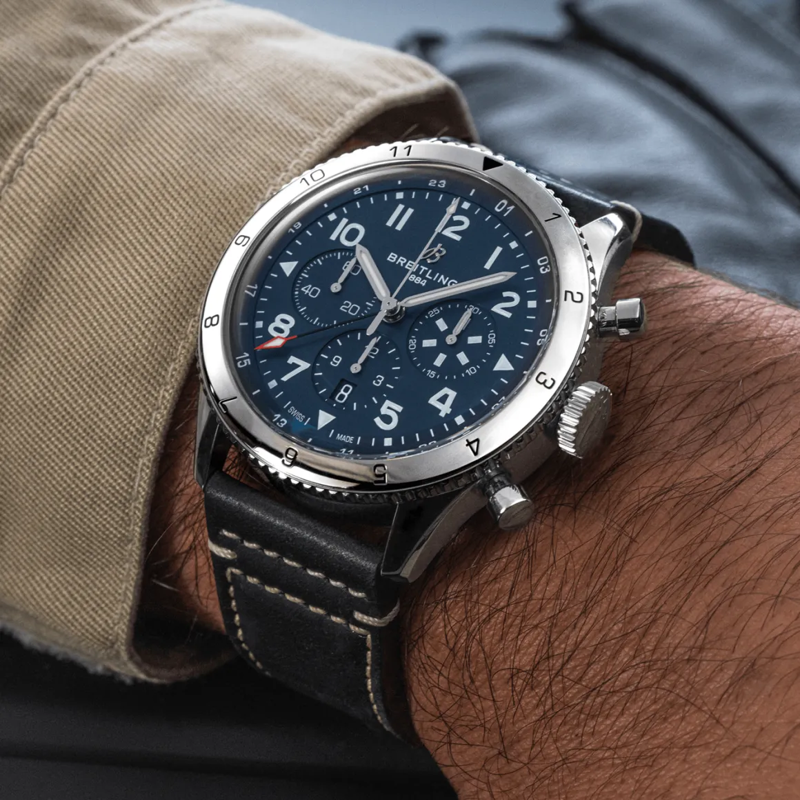 SUPER AVI B04 CHRONOGRAPH GMT 46 MOSQUITO NIGHT FIGHTER