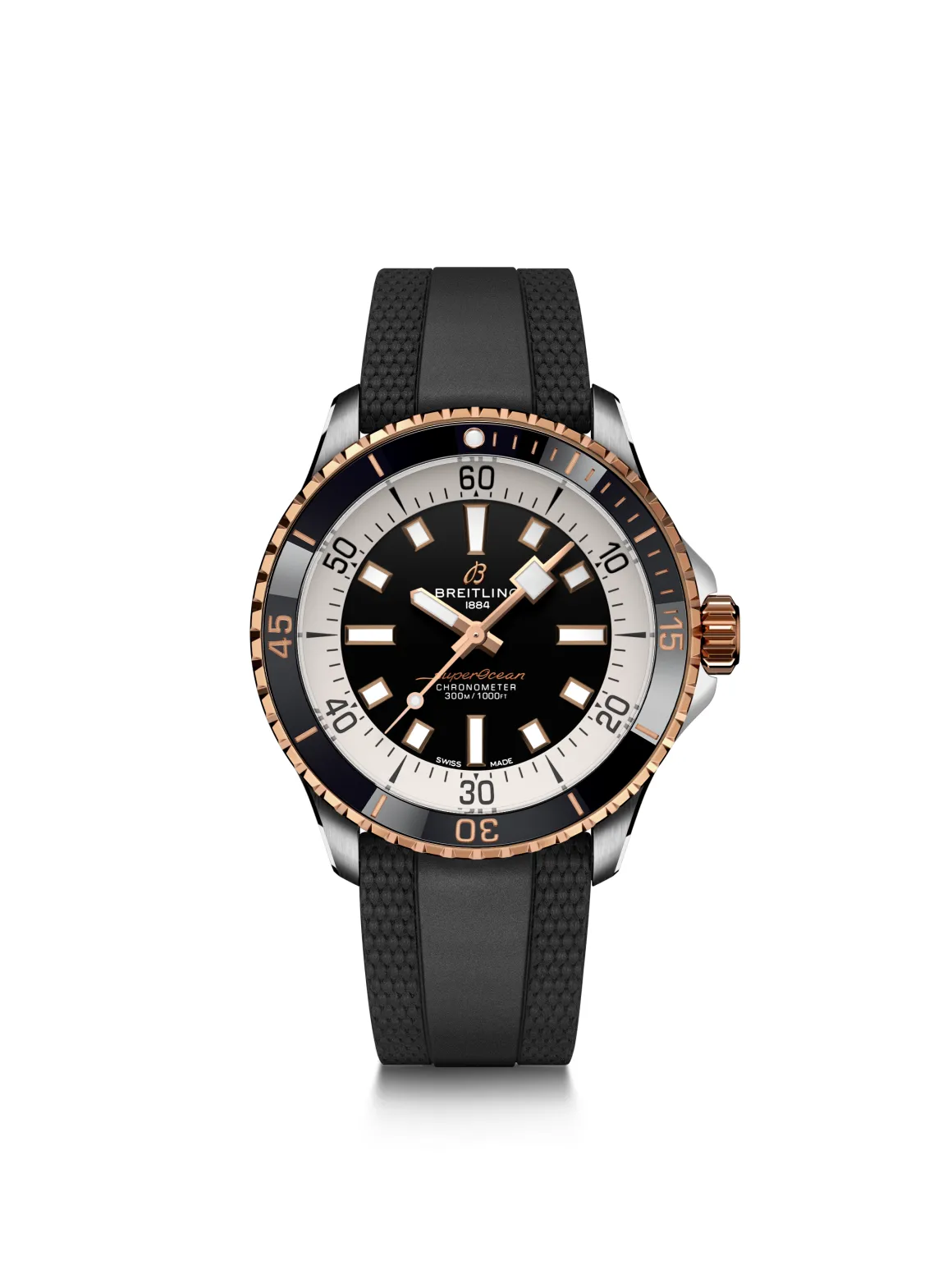 Superocean Automatic Gold Black 42