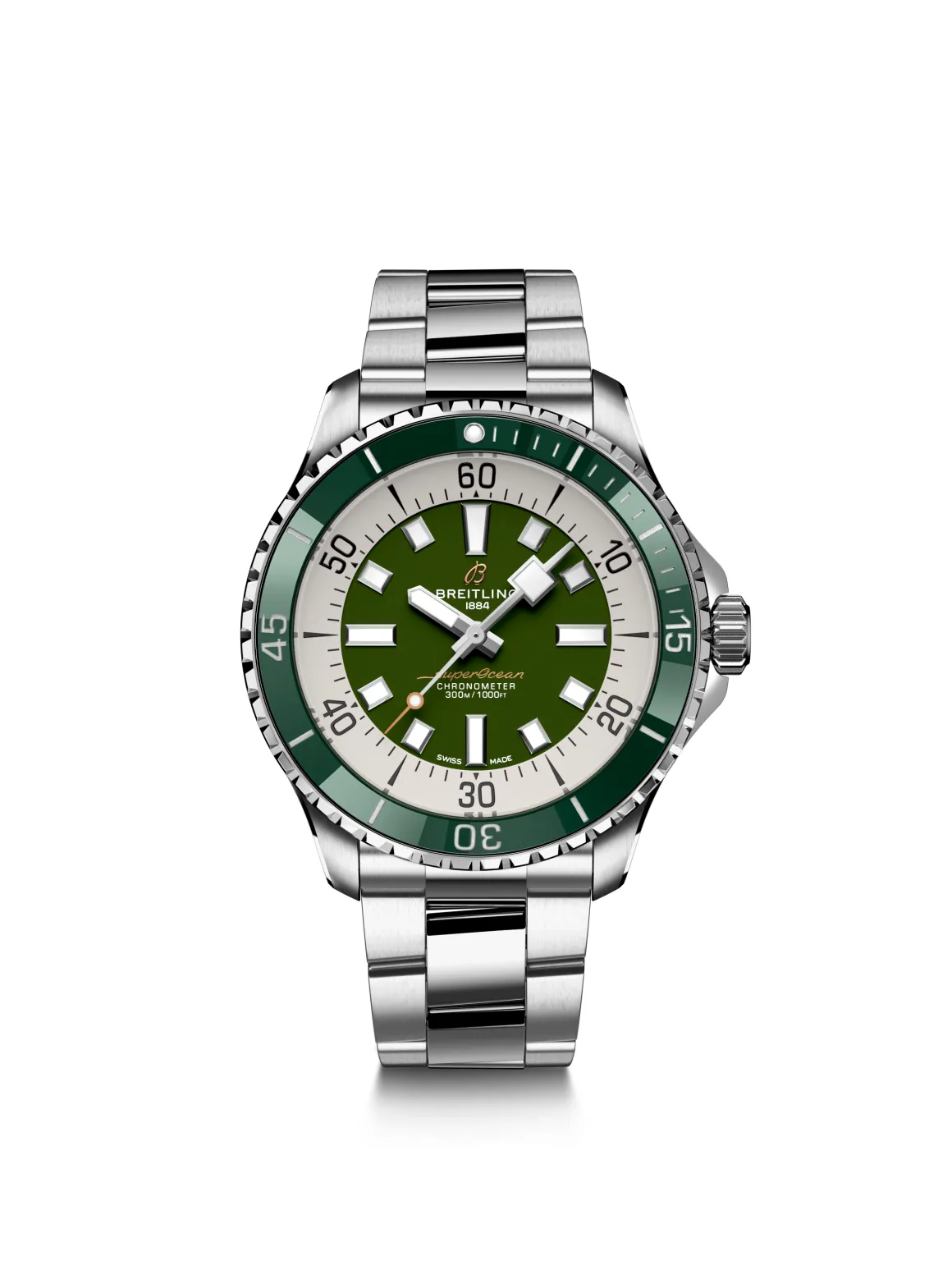 Superocean Automatic Green Steel 44