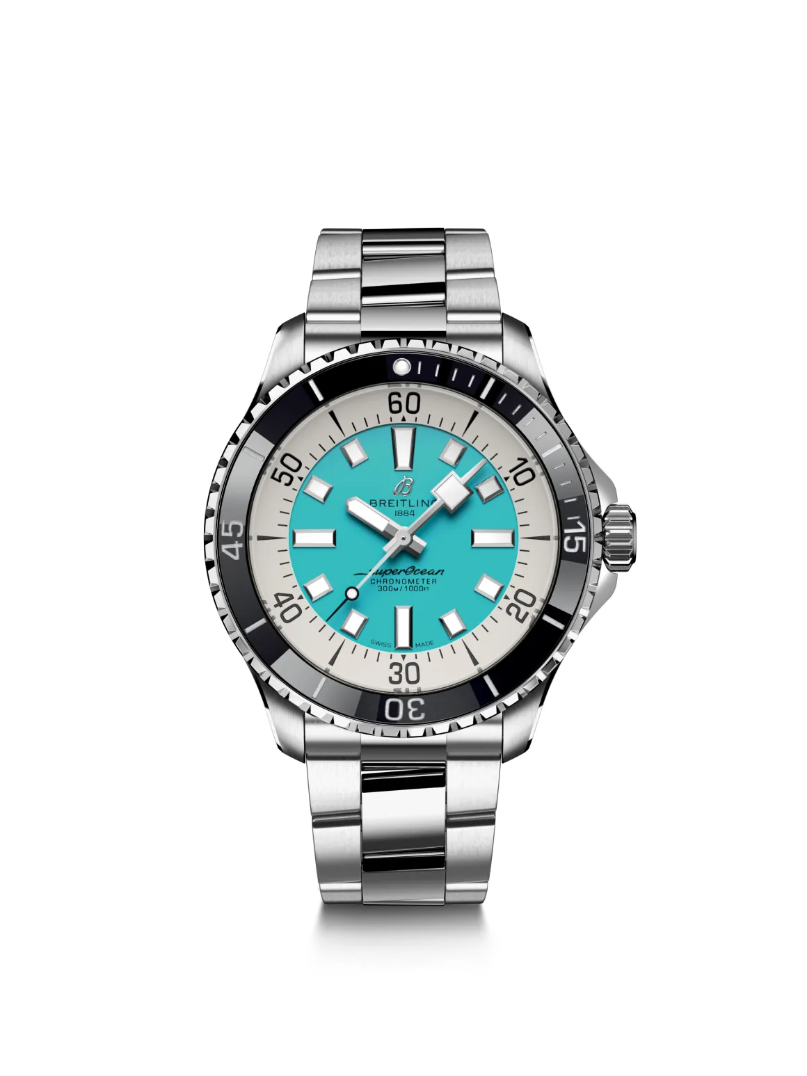 Superocean Automatic Turquoise Steel 44