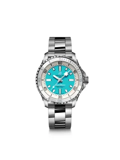 Superocean Automatic Turquoise en Acier 36
