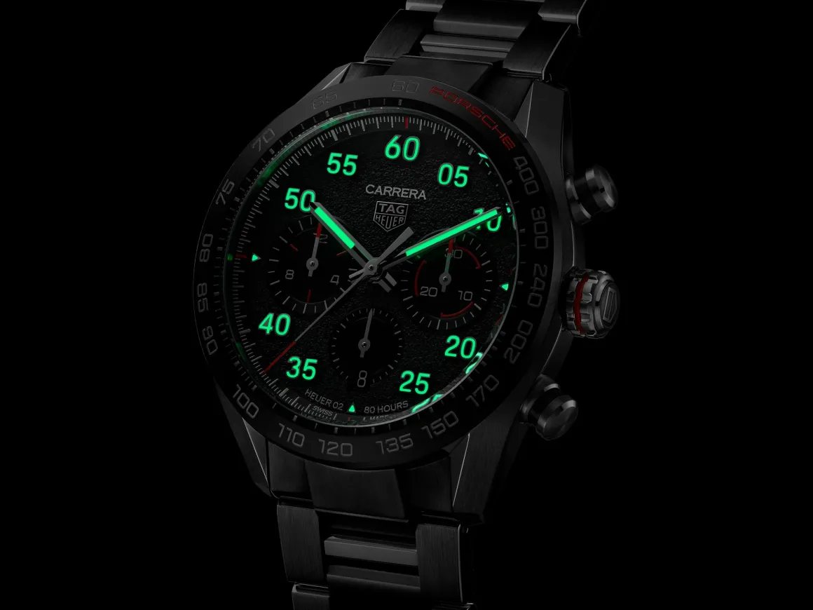TAG Heuer Carrera Porsche Chronographe Edition spéciale Chronographe automatique Diamètre 44 mm