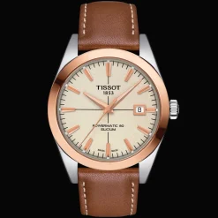 Tissot Gentleman Powermatic 80 Silicium Solid 18K Gold bezel