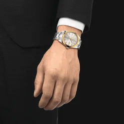 TISSOT GENTLEMAN POWERMATIC 80 SILICIUM SOLID 18K GOLD BEZEL