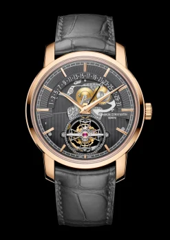 Traditionnelle tourbillon date rétrograde openface