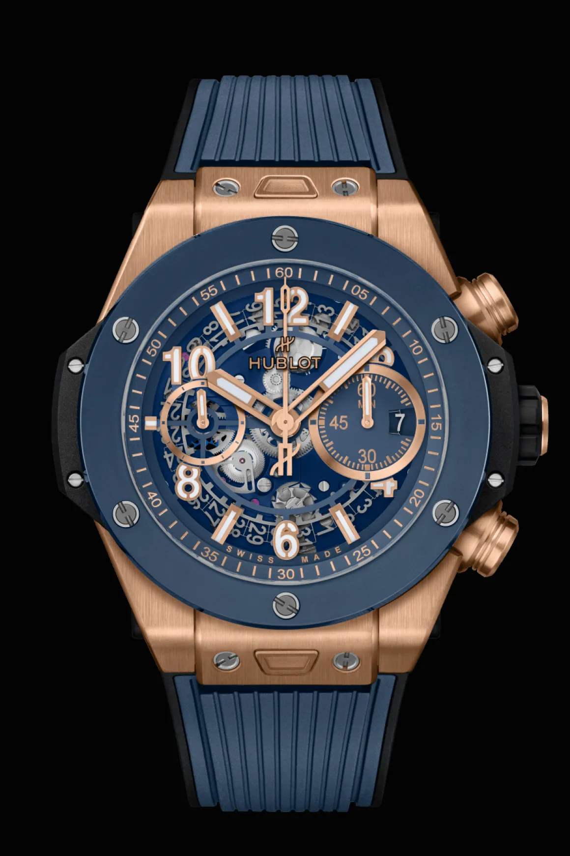 Unico King Gold Blue Ceramic 44MM
