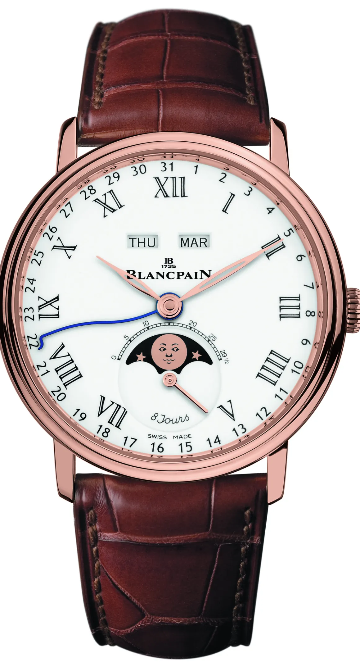 Villeret Moon Phase Complete Calendar 8 Jours