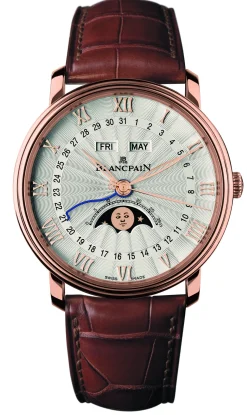 VILLERET QUANTIÈME COMPLET DEMI-SAVONNETTE