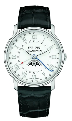 VILLERET QUANTIÈME COMPLET PHASES DE LUNE GMT